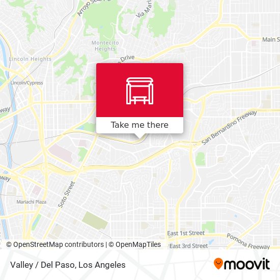 Mapa de Valley / Del Paso