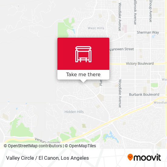Valley Circle / El Canon map