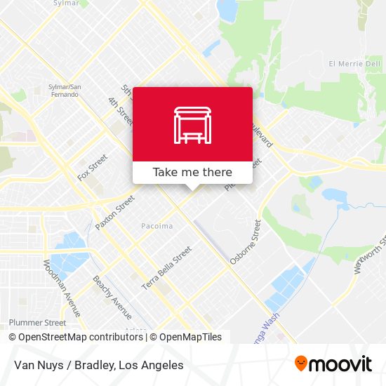 Mapa de Van Nuys / Bradley