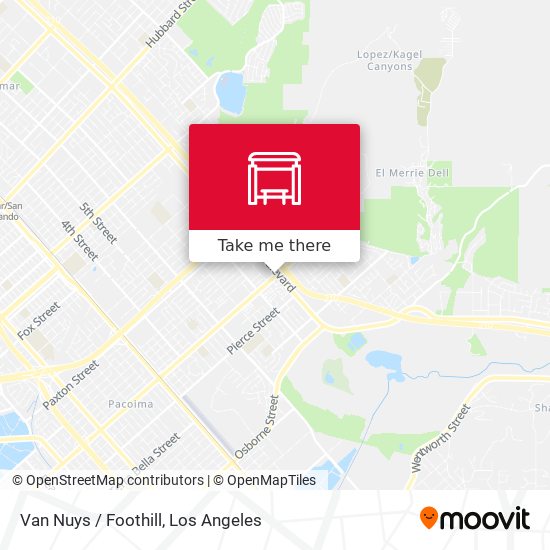 Mapa de Van Nuys / Foothill