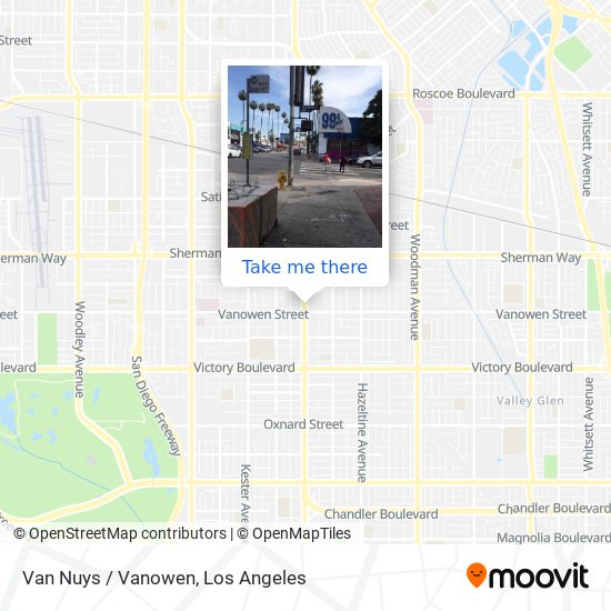Mapa de Van Nuys / Vanowen