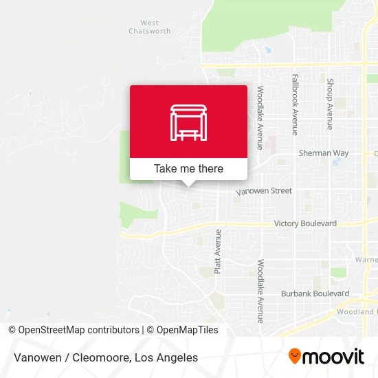 Vanowen / Cleomoore map