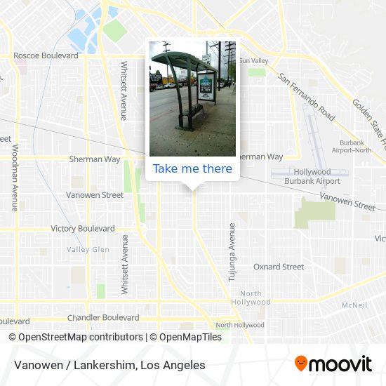 Mapa de Vanowen / Lankershim