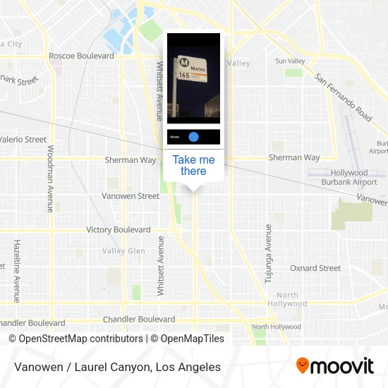 Vanowen / Laurel Canyon map