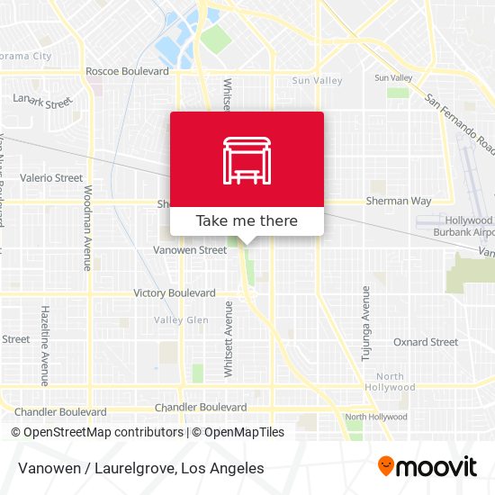 Mapa de Vanowen / Laurelgrove