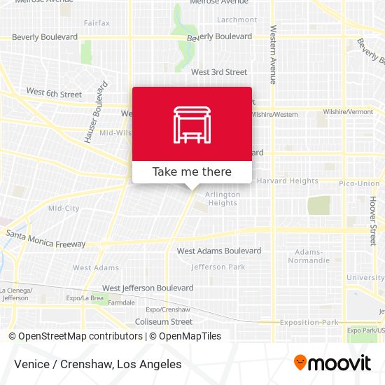 Mapa de Venice / Crenshaw