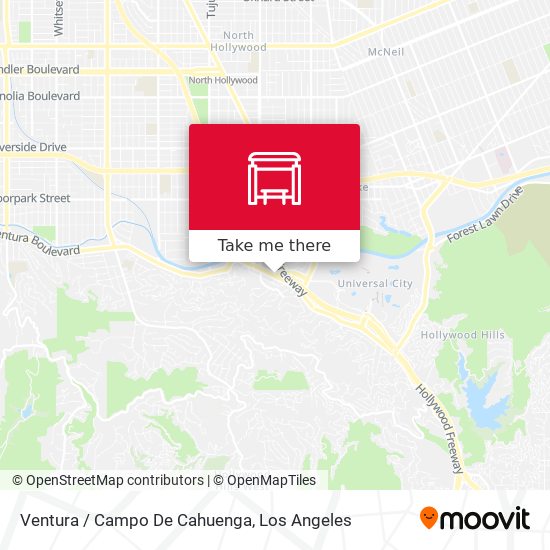 Mapa de Ventura / Campo De Cahuenga