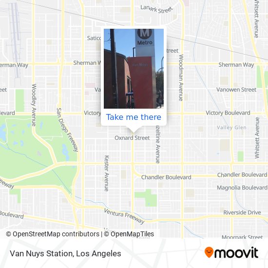 Van Nuys Station map