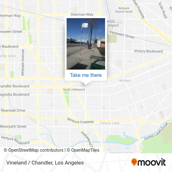 Vineland / Chandler map