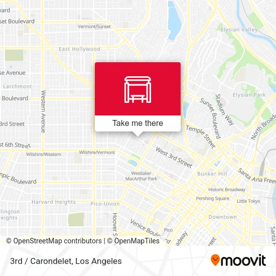 3rd / Carondelet map
