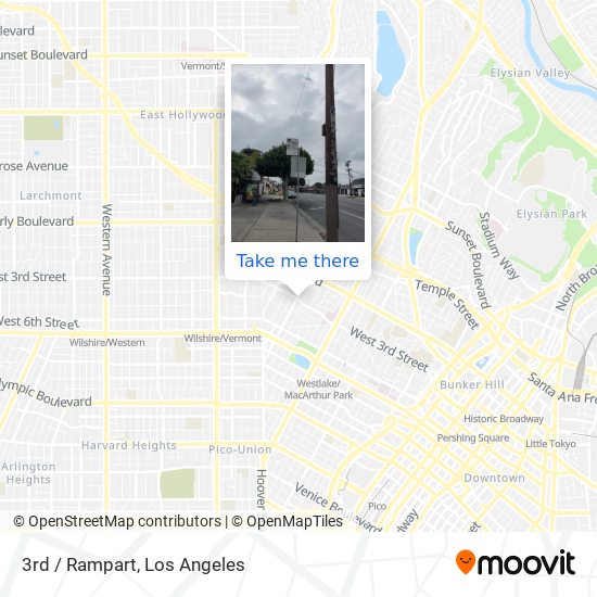 Rampart Los Angeles Map How To Get To 3Rd / Rampart In Westlake, La By Bus Or Subway?