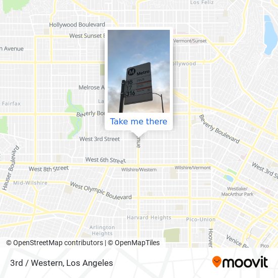 Mapa de 3rd / Western