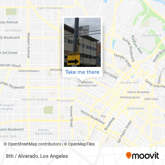 Mapa de 8th / Alvarado