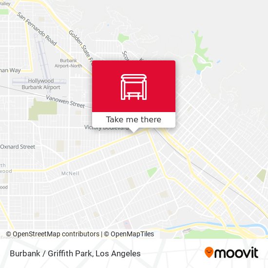 Mapa de Burbank / Griffith Park