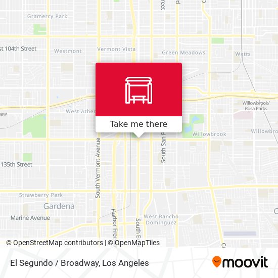 Mapa de El Segundo / Broadway