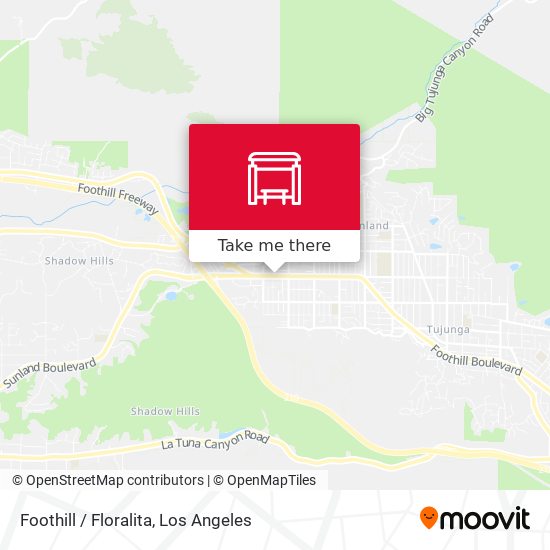 Foothill / Floralita map