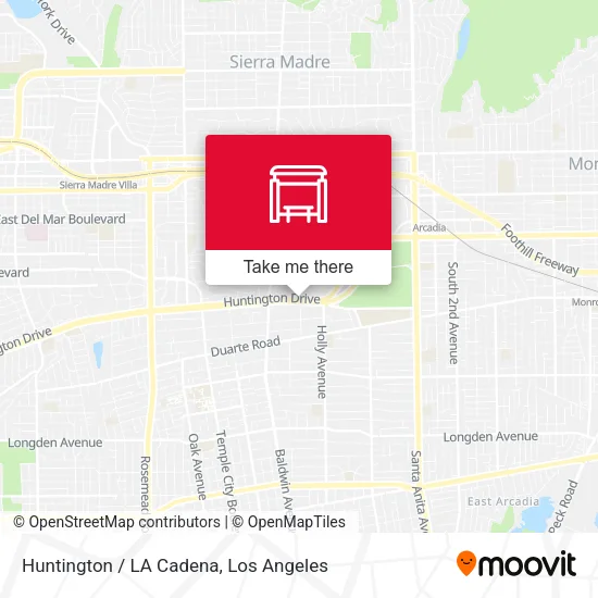 Huntington / LA Cadena map