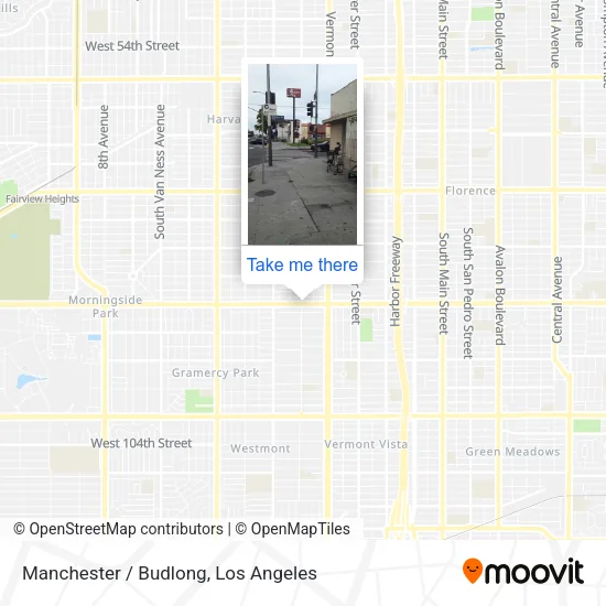 Manchester / Budlong map