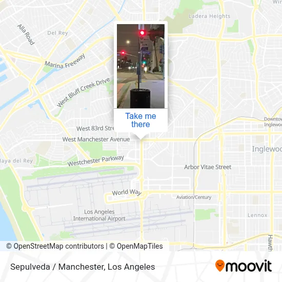 Sepulveda / Manchester map