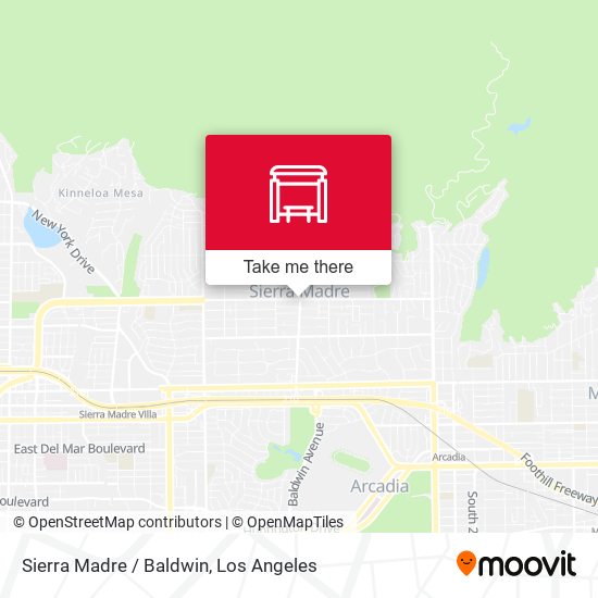 Mapa de Sierra Madre / Baldwin