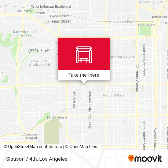 Slauson / 4th map