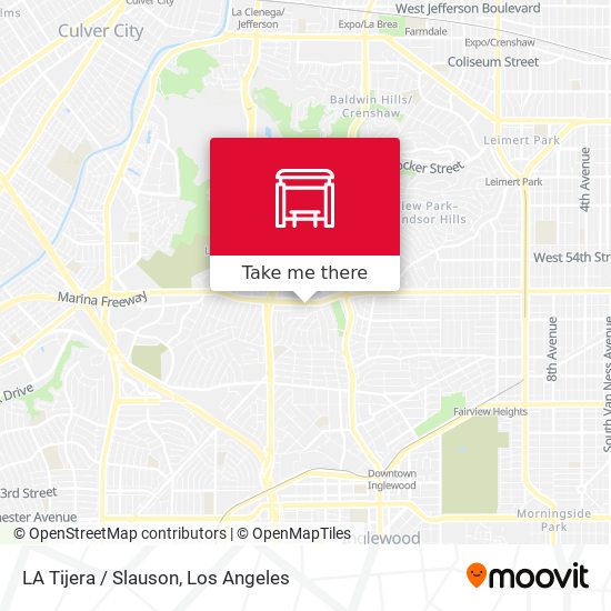Mapa de LA Tijera / Slauson