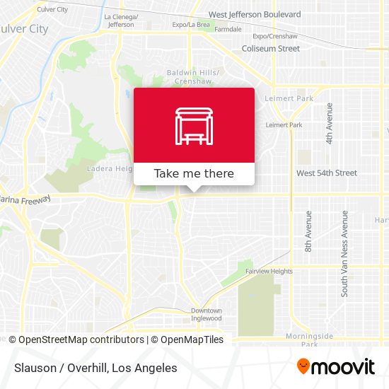 Slauson / Overhill map