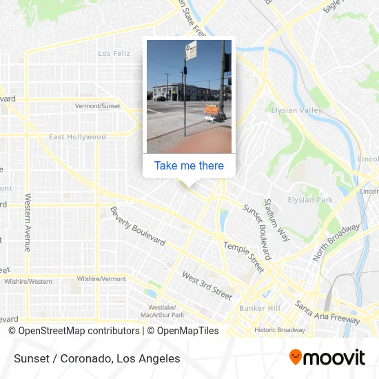 Sunset / Coronado map