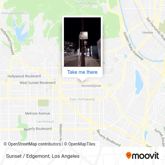 Sunset / Edgemont map