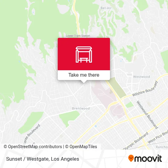 Sunset / Westgate map