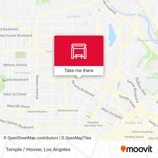 Temple / Hoover map