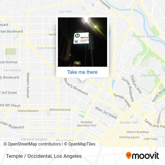 Temple / Occidental map
