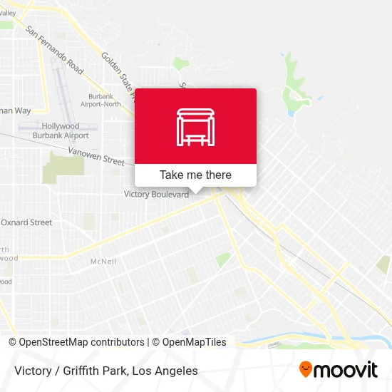 Victory / Griffith Park map