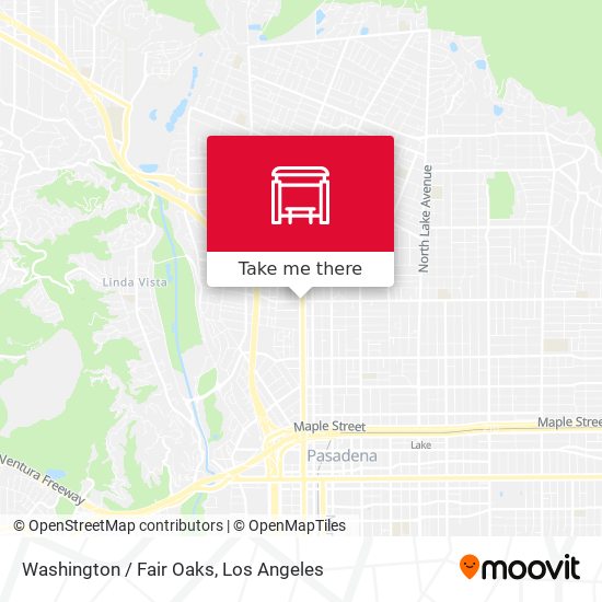 Washington / Fair Oaks map