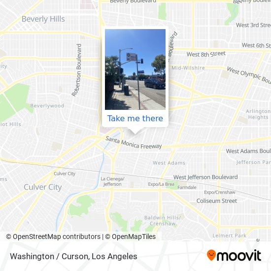 Mapa de Washington / Curson