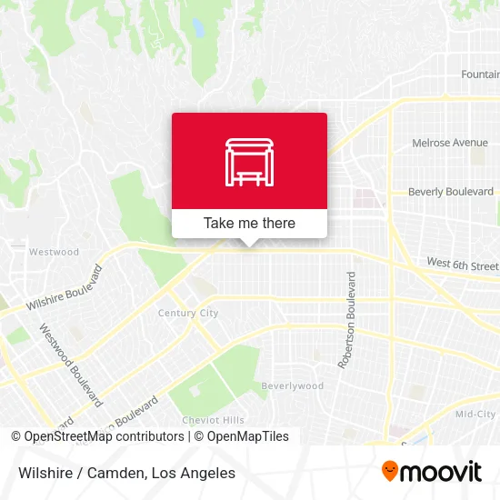 Wilshire / Camden map