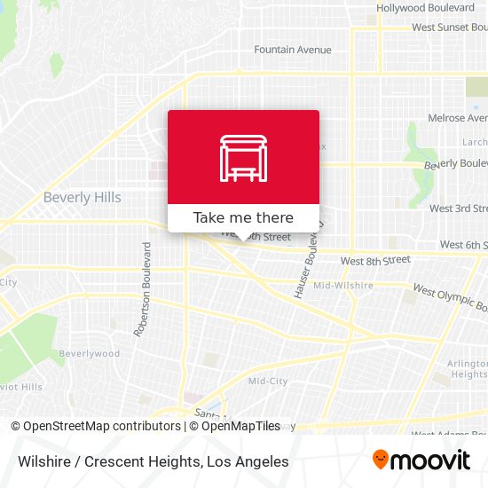 Mapa de Wilshire / Crescent Heights