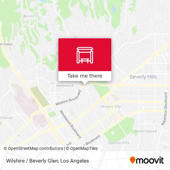 Wilshire / Beverly Glen map