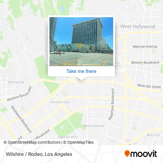 Wilshire / Rodeo map
