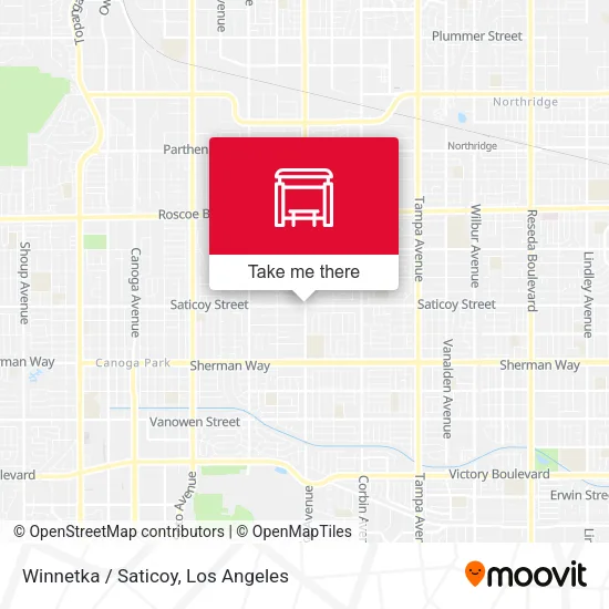 Winnetka / Saticoy map