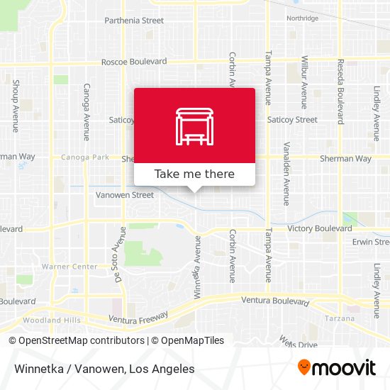 Mapa de Winnetka / Vanowen