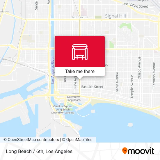 Long Beach / 6th map