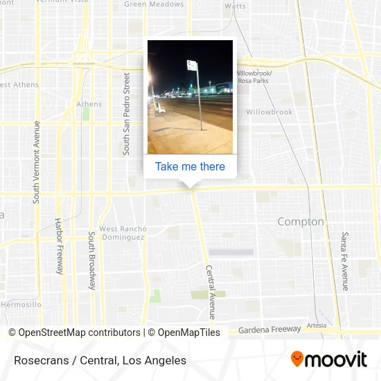 Rosecrans / Central map
