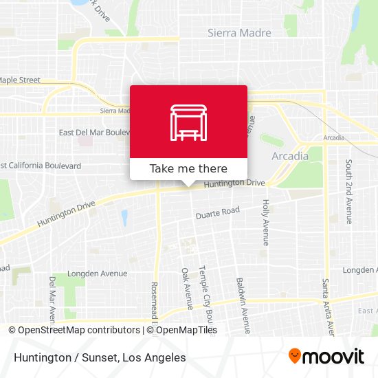 Mapa de Huntington / Sunset