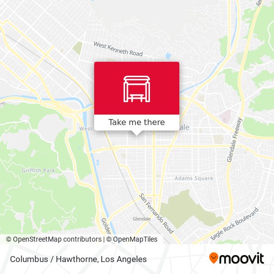 Mapa de Columbus / Hawthorne
