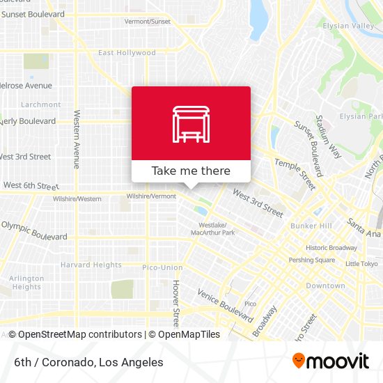 Mapa de 6th / Coronado