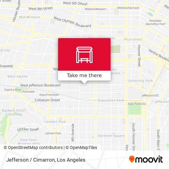 Mapa de Jefferson / Cimarron