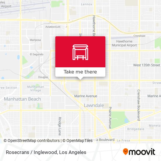 Rosecrans / Inglewood map