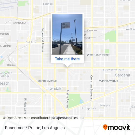 Mapa de Rosecrans / Prairie