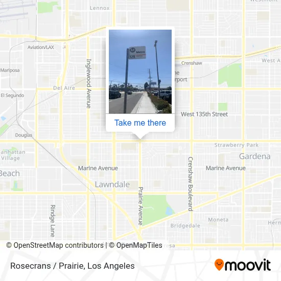 Rosecrans / Prairie map